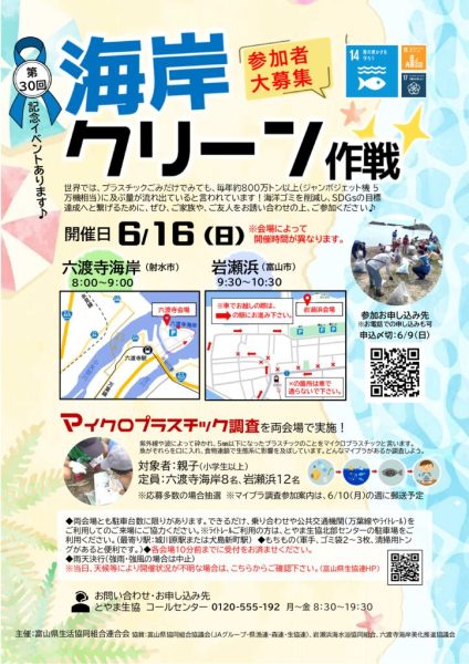 全体5.20海岸クリーン参加者募集チラシのサムネイル